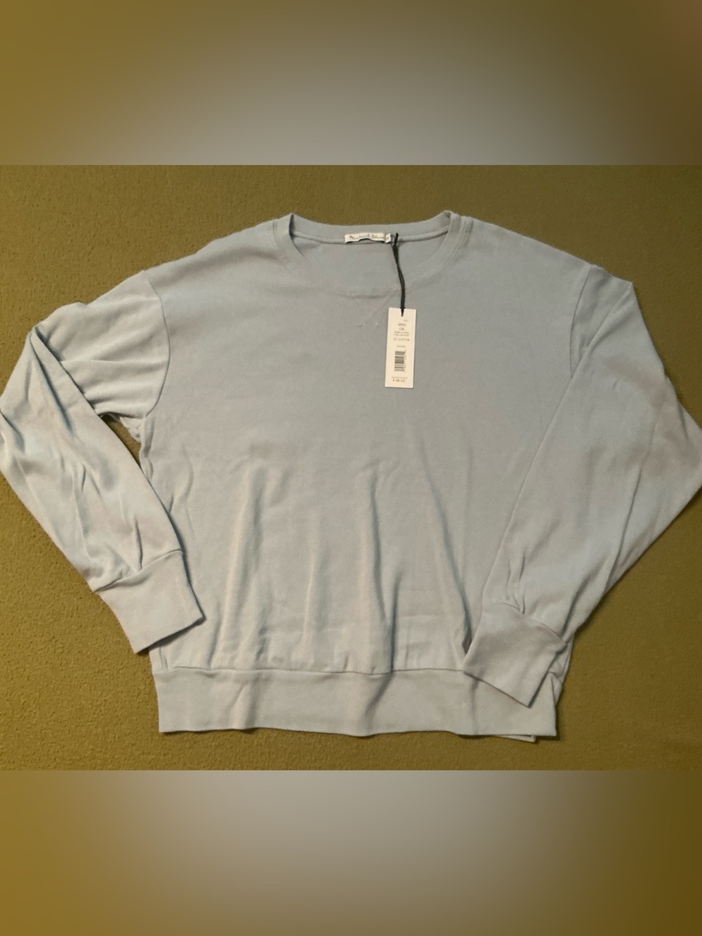 Michael Stars Pale Blue Crewneck Sweater